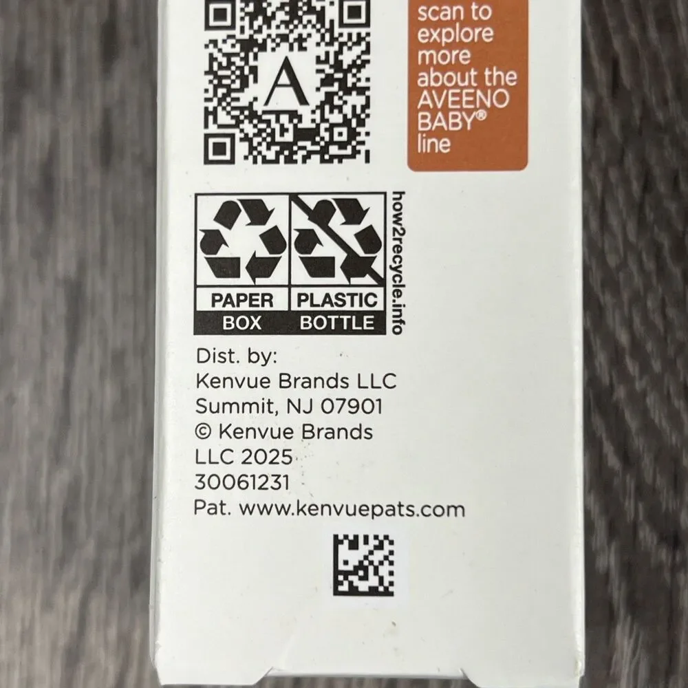 Baby Face Lotion Sunscreen SPF 30 Oat Enriched 1.5 fl oz Aveeno Daily Moisture